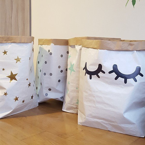 Sac organitzador de paper - Estrelles de colors