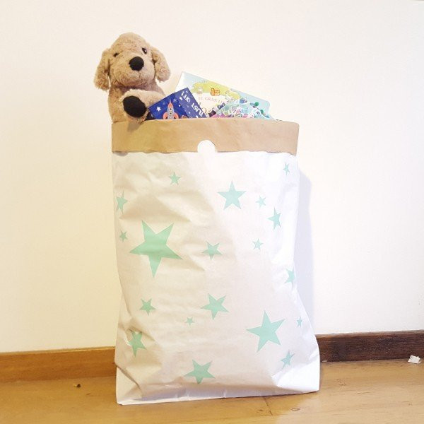 Sac organitzador de paper - Estrelles de colors