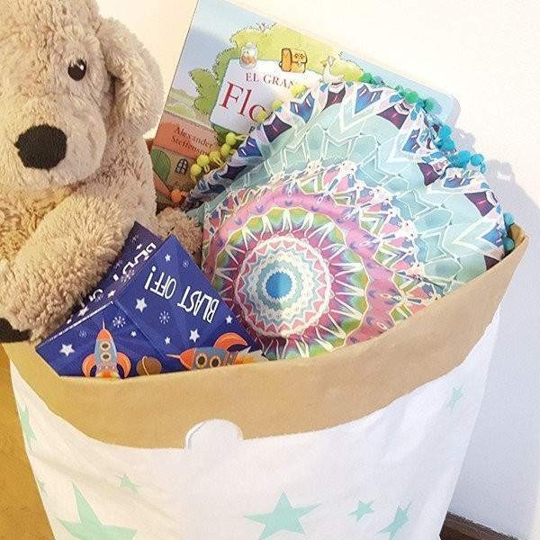 Sac organitzador de paper - Estrelles de colors