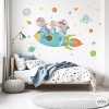 Pegatinas pared infantiles 3 niños decoración habitación