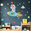 Vinilos infantiles con cohete y niño astronauta para habitación