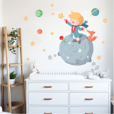 Vinilos bebé habitación Pequeño Príncipe – Estilo tierno y mágico
