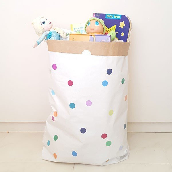 Sac organitzador de paper - Confeti de colors