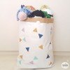 Sac organisateur en papier - Triangles moutarde