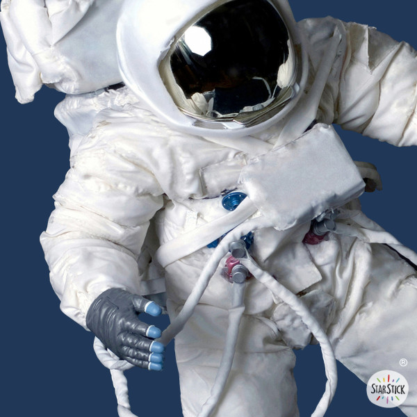 Vinilo de pared astronauta realista – Decoración Espacial Realista para Cuartos de Niños