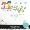 Stickers muraux originaux pour enfants - Enfants sur la branche d'arbre