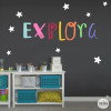 Explore - Sticker pour enfants pour décorer écoles