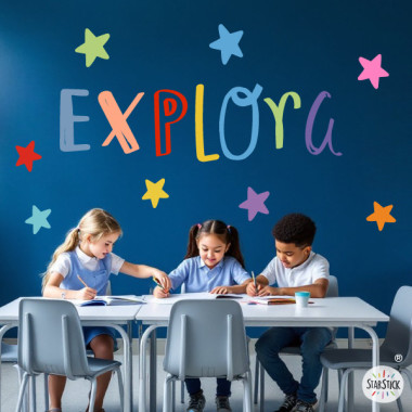 Explora - Vinils infantils per decorar escoles