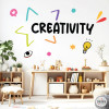 Vinilos escolares creativos para decorar colegios e institutos modernos