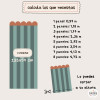 Panel vinílico autoadhesivo con rayas y acabado fastoneado – Vinilo de fácil instalación para decoración moderna