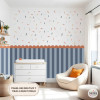 Panel vinílico autoadhesivo con rayas y acabado fastoneado – Vinilo de fácil instalación para decoración moderna