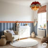 Panel vinílico autoadhesivo con rayas y acabado fastoneado – Vinilo de fácil instalación para decoración moderna