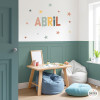 Vinilos personalizados con nombre – Decoración infantil Boho – Pegatinas de pared niños