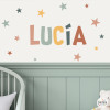 Vinilos personalizados con nombre – Decoración infantil Boho – Pegatinas de pared niños