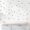 Stickers muraux Mini Confettis Boho – Décoration murale – Déco nordique Boho