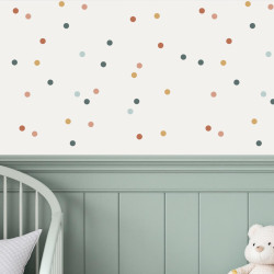 Vinilos decorativos Mini confetis Boho – Pegatinas de pared – Decoración nórdica Boho