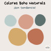 Vinils multi confeti per a Paret Boho – Adhesius decoratius – Stickers habitacions infantils