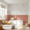 Vinils multi confeti per a Paret Boho – Adhesius decoratius – Stickers habitacions infantils