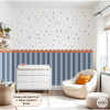 Vinilo decorativo tiras de confeti estilo Boho autoadhesivo para pared