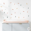 Vinilo decorativo Tiras de confeti estilo Boho – Pegatinas autoadhesivas para paredes