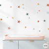 85 Boho Chic Stars | Self-Adhesive Wall Decals | Stickers for Walls, Furniture & More
