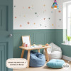 85 Boho Chic Stars | Self-Adhesive Wall Decals | Stickers for Walls, Furniture & More