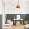 85 Boho Chic Stars | Self-Adhesive Wall Decals | Stickers for Walls, Furniture & More