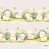 Self-adhesive Sheep Kids Border | Nursery Wall Decal | Baby Room Wall Decoration StarStick