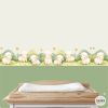 Self-adhesive Sheep Kids Border | Nursery Wall Decal | Baby Room Wall Decoration StarStick