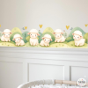 Self-adhesive Sheep Kids Border | Nursery Wall Decal | Baby Room Wall Decoration StarStick