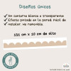 Cenefa decorativa Arcos y Scallops | Adhesivos personalizables en color | Decoración paredes