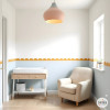 Cenefa decorativa Arcos y Scallops | Adhesivos personalizables en color | Decoración paredes
