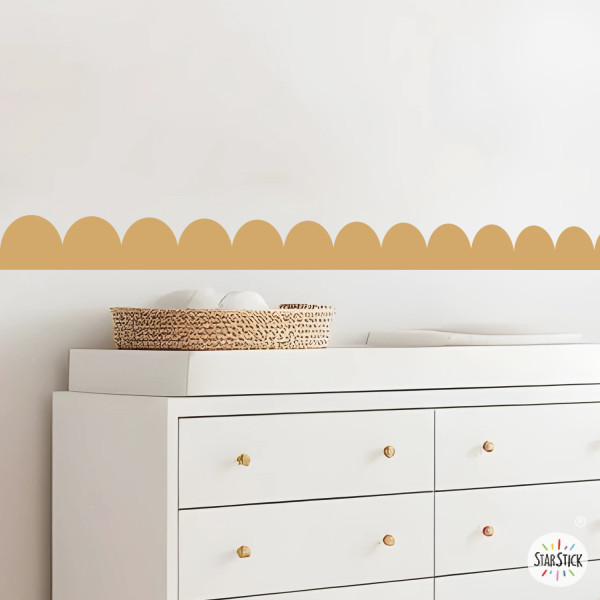 Cenefa decorativa Arcs i Scallops | Colors Boho | Decoració parets