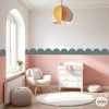 BIG Decorative Border Arches & Scallops | Boho Colors | Wall Decoration