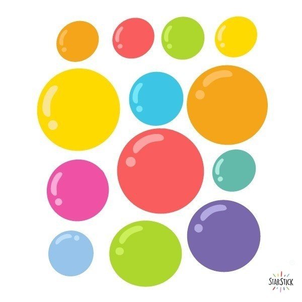 Extra Pack - Colored bubbles children divers