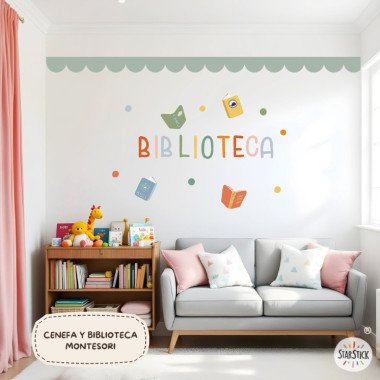 Decorative Border Arches & Scallops | Boho Colors | Wall Decoration