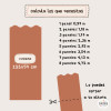 Paper pintat autoadhesiu acabat amb onades – A mida – Scallop Wallpaper