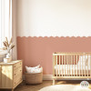 Paper pintat autoadhesiu acabat amb onades – A mida – Scallop Wallpaper