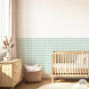 Self-adhesive wallpaper with vichy check pattern | Customizable in color