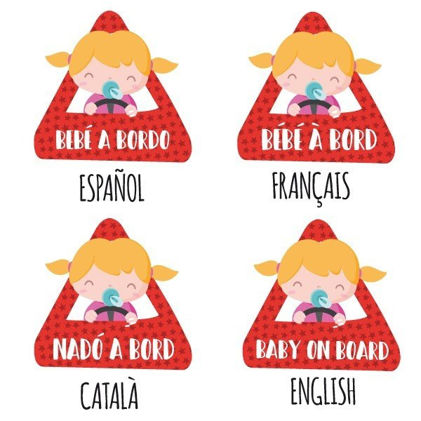 Baby on Board Girl - Car Sticker