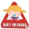 Baby on Board Girl - Car Sticker