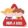 Nens a bord - Adhesiu per a cotxe