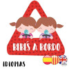 Nadons a bord (2 nenes) - Vinils per a cotxe