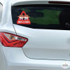 Bebés a bordo (2 niñas) –  Adhesivo para coche
