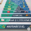 Vinilos originales para escaleras escolares | Materias educativas | Decoración para peldaños