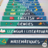 Vinilos originales para escaleras escolares | Materias educativas | Decoración para peldaños