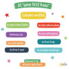 School decoration with wall decals | Rules and values in different languages | Classroom and hallway walls