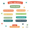 School decoration with wall decals | Rules and values in different languages | Classroom and hallway walls