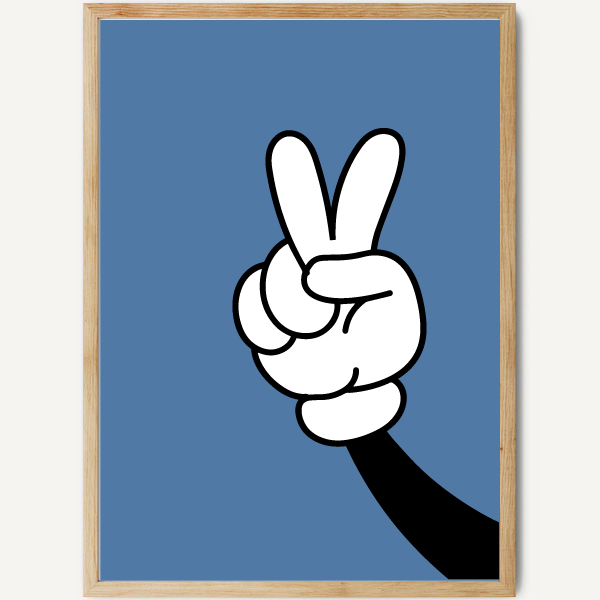 Symbole de la Victoire comique - Tableaux et affiches pour jeunes