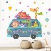 Decorative wall stickers - Camping van
